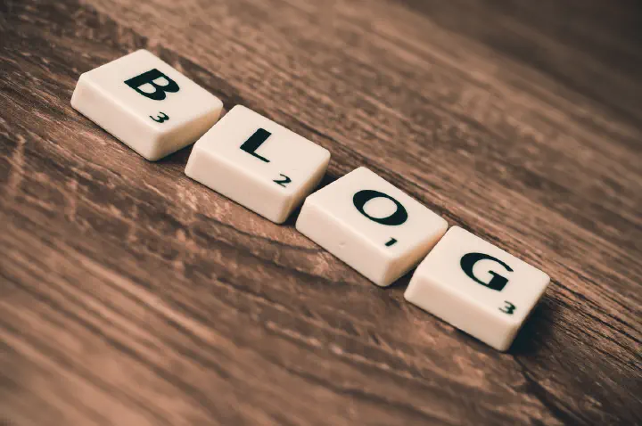 Blog image of scrabble letters